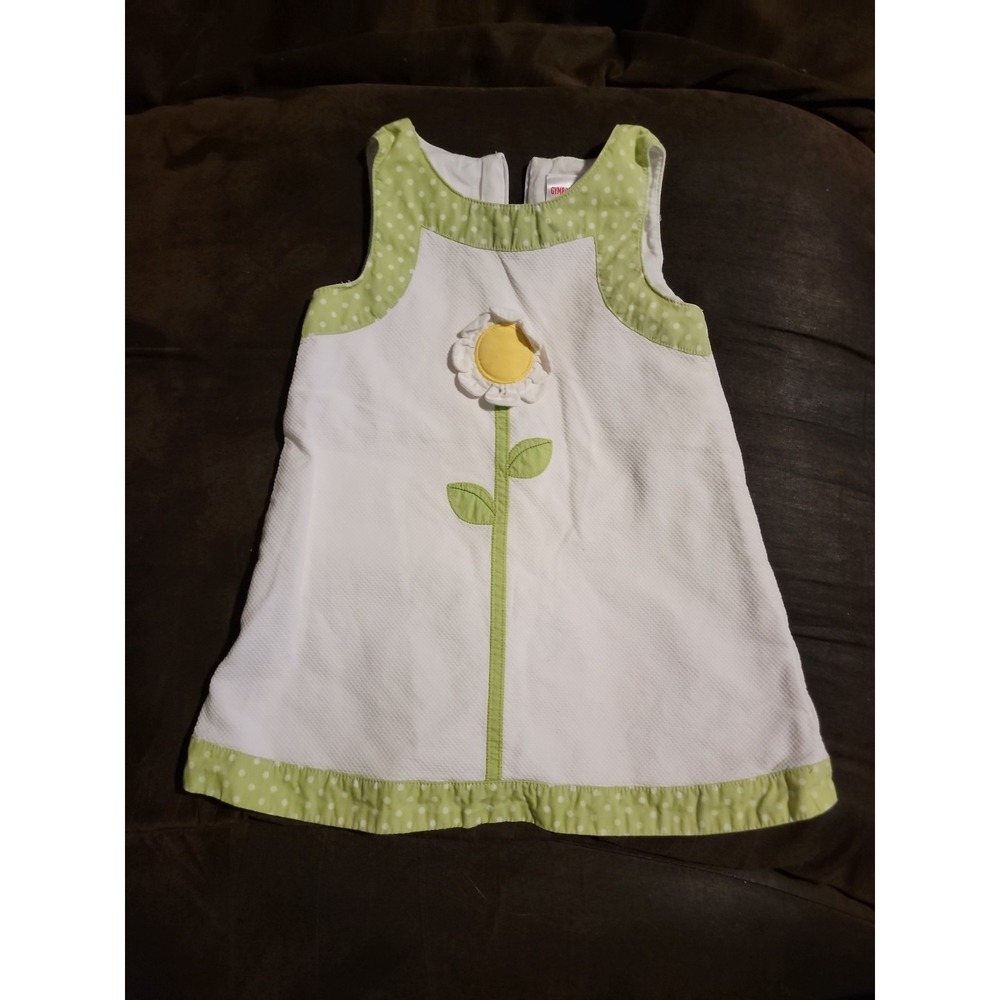 Gymboree a pop of daisies dress size 18 24 months floral
